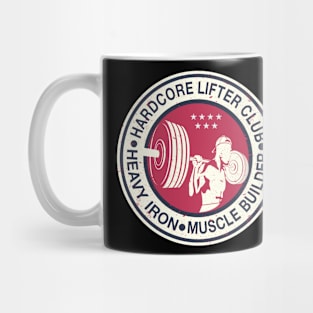 Fitness Hardcore Lifter Club Gym Workout Mug